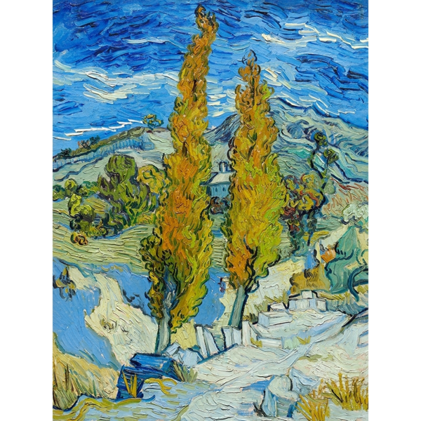 Os choupos em Saint-Rémy – Van Gogh Vincent Van Gogh Master Apollon