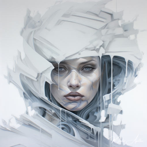 Quadro Branco Arte Contemporânea Segredo Pinturas Brancas Contemporâneas Master Apollon 2
