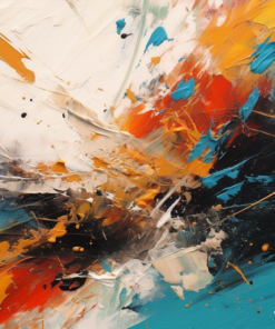 Design vibrante de tableau contemporâneo abstrato Pinturas Abstratas Contemporâneas Master Apollon