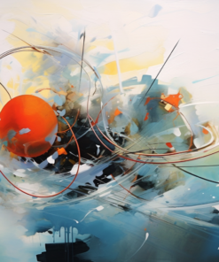 Design de Sol Abstrato Contemporâneo em Tableau Pinturas Abstratas Contemporâneas Master Apollon