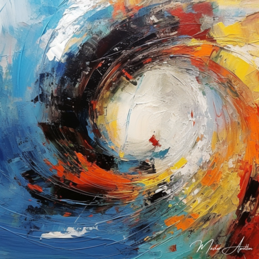Tabela contemporânea abstrata surf Pinturas Abstratas Contemporâneas Master Apollon 2