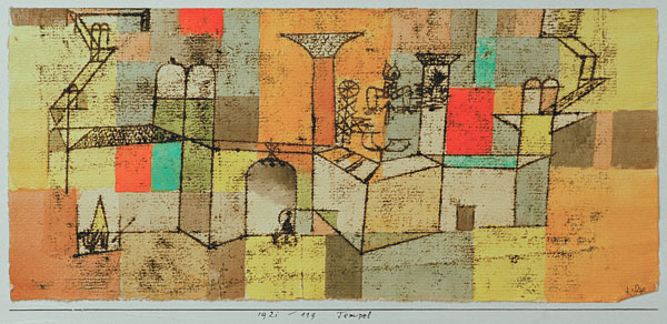 Templo, 1921.119 – Paul Klee Paul Klee Master Apollon