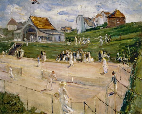 Quadra de tênis com jogadores em Noordwijk – Max Liebermann Max Liebermann Master Apollon