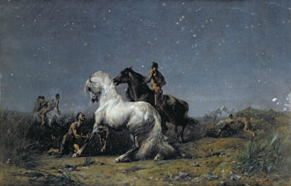 Os ladrões de cavalos – Eugène Delacroix Eugène Delacroix Master Apollon