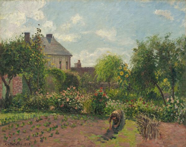 O jardim do artista em Eragny – Camille Pissarro Camille Pissarro Master Apollon