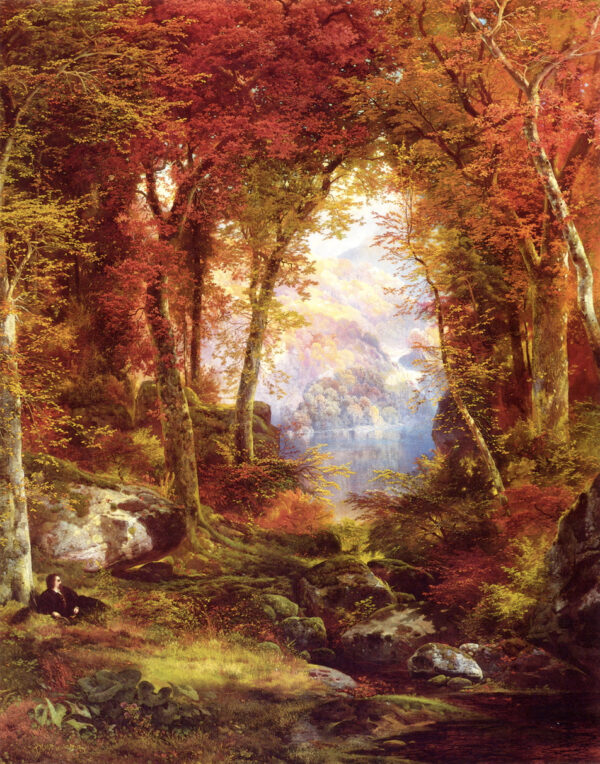 Sob as árvores – Thomas Moran Thomas Moran Master Apollon