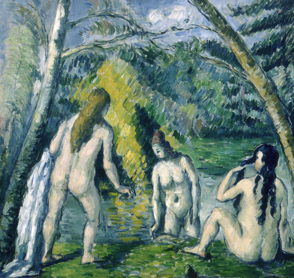 Três banhistas – Paul Cézanne Paul Cézanne Master Apollon