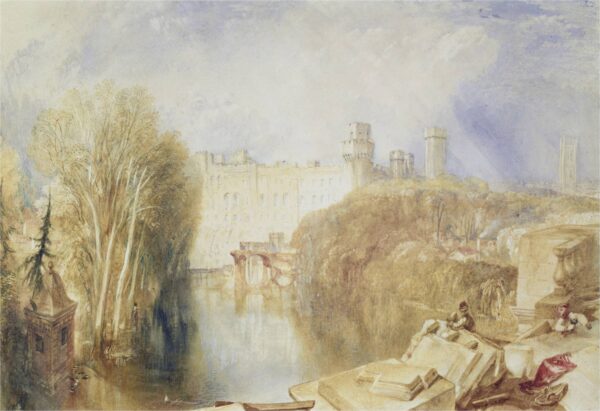 Vista do castelo de Warwick – William Turner William Turner Master Apollon