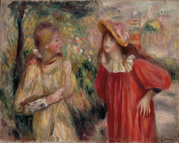 Conversa entre meninas – Pierre-Auguste Renoir Pierre-Auguste Renoir Master Apollon