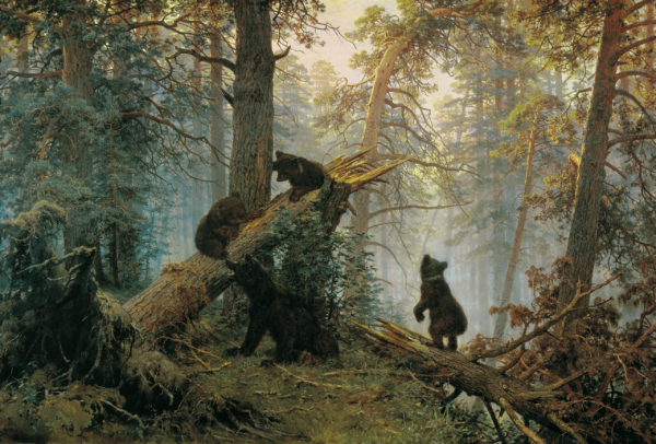 Um manhã em uma floresta de pinheiros – Ivan Shishkin Ivan Shishkin Master Apollon