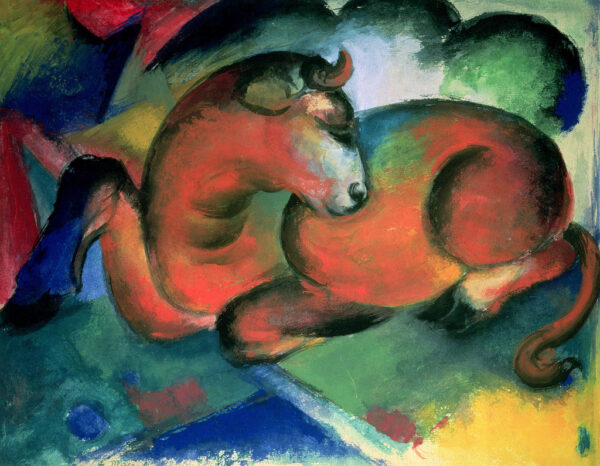 O touro vermelho – Franz Marc Franz Marc Master Apollon