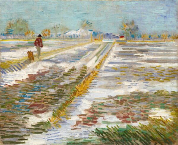 Campos nevados em Arles – Van Gogh Vincent Van Gogh Master Apollon