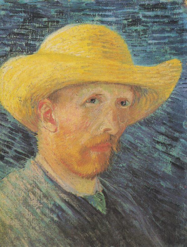 Autorretrato com chapéu de palha – Van Gogh Autoportraits de Vincent van Gogh Master Apollon