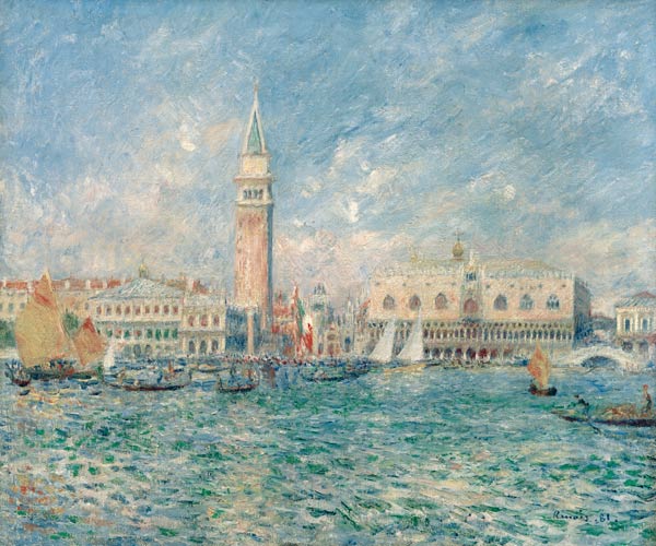 Veneza (o palácio dos Doges) – Pierre-Auguste Renoir Pierre-Auguste Renoir Master Apollon