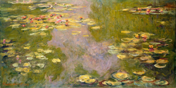 Ninféias, 1919 – Claude Monet “Os Nenúfares” de Claude Monet Master Apollon