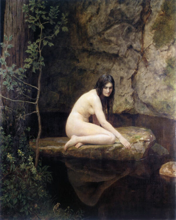 A ninfa da água de John Collier John Collier Master Apollon