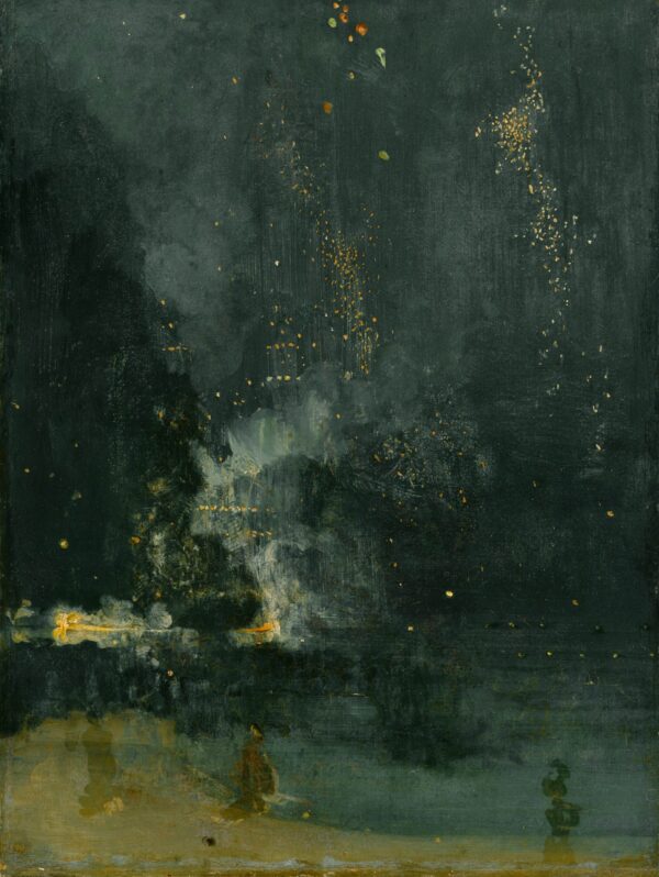 Nocturno em preto e ouro – O foguete que cai – James Abbott McNeill Whistler James Abbott McNeill Whistler Master Apollon