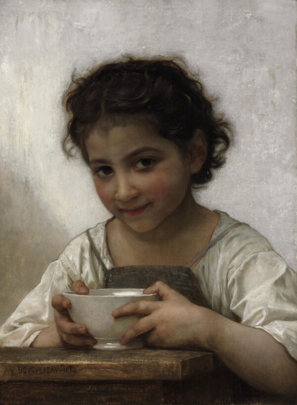 Sopa de Leite – William Bouguereau William Bouguereau Master Apollon