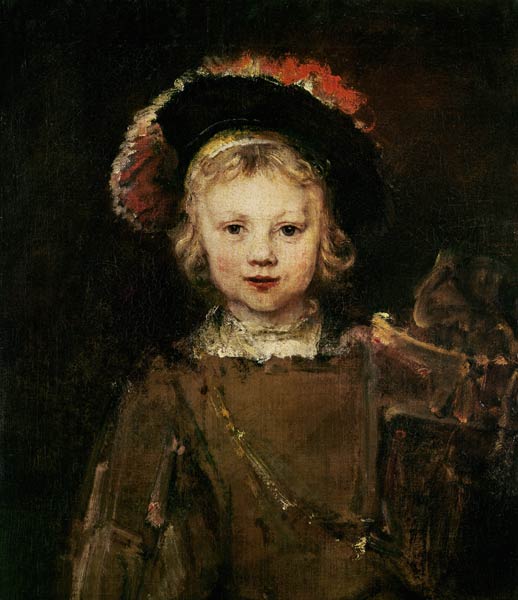 Menino jovem disfarçado – Rembrandt van Rijn Rembrandt van Rijn Master Apollon