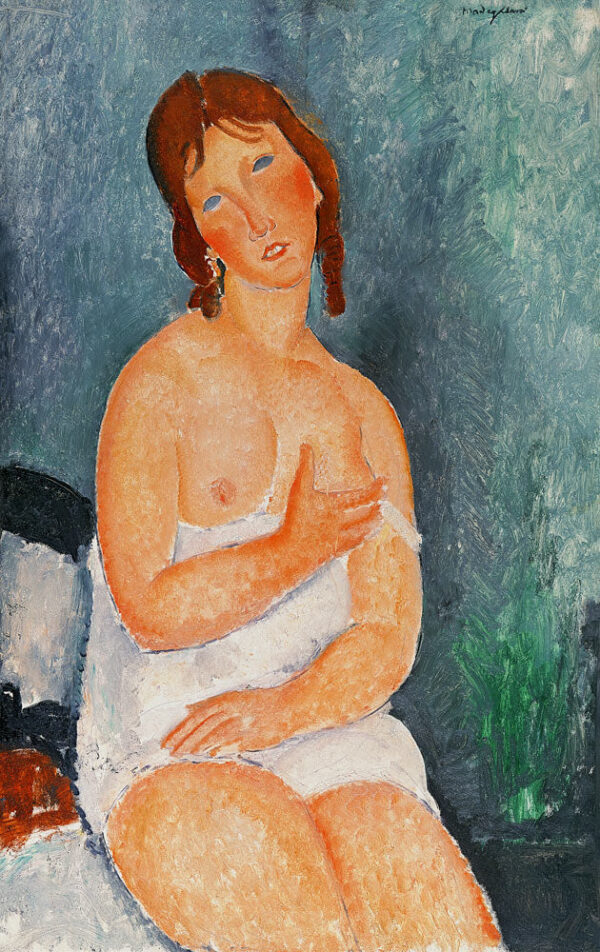 Jovem mulher de camisa – Amedeo Modigliani Amedeo Modigliani Master Apollon