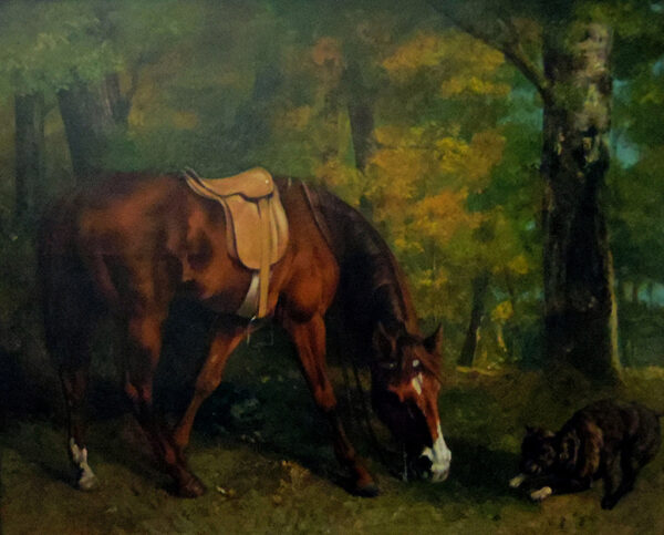 Cavalo na Floresta – Gustave Courbet Gustave Courbet Master Apollon