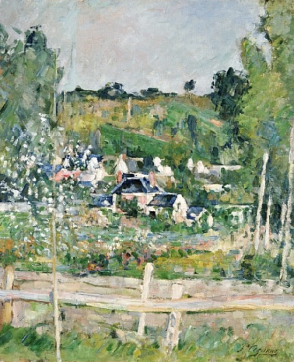 Vista de Auvers-sur-Oise, a cerca, por volta de 1873 – Paul Cézanne Paul Cézanne Master Apollon