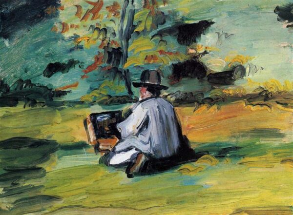 Um pintor em trabalho – Paul Cézanne Paul Cézanne Master Apollon