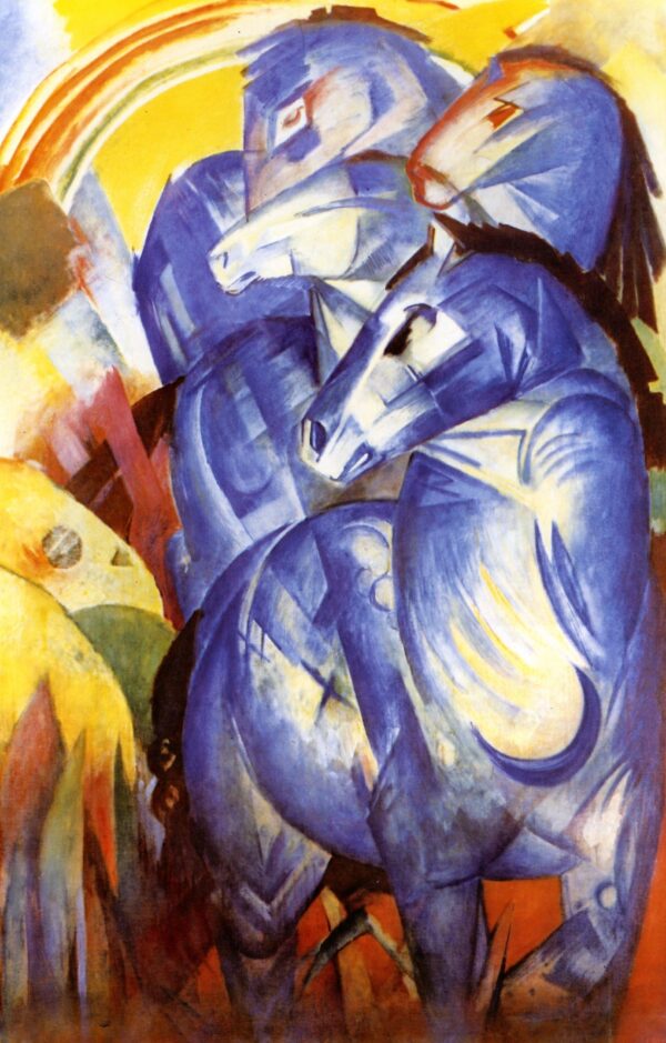 A Torre dos Cavalos Azuis – Franz Marc Franz Marc Master Apollon