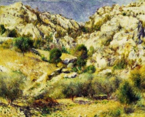 A. Montanhas Renoir perto da Estaques – Pierre-Auguste Renoir Pierre-Auguste Renoir Master Apollon 2