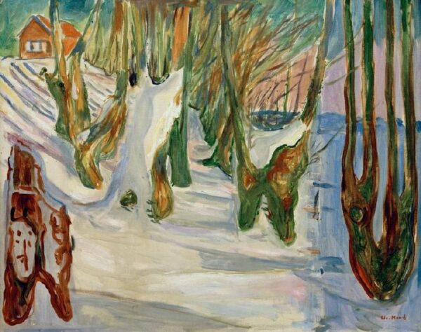 Velhos Árvores (Inverno, Ekely) – Edvard Munch Edvard Munch Master Apollon