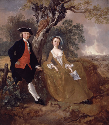 Um casal desconhecido em uma paisagem – Thomas Gainsborough Thomas Gainsborough Master Apollon