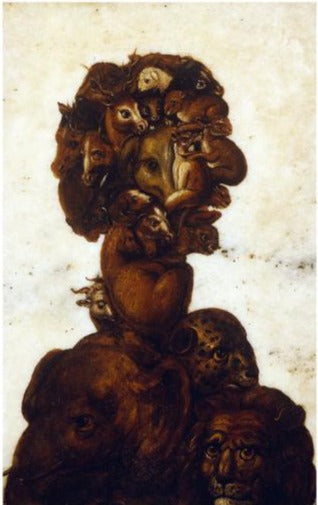 Cabeças antropomórficas representando um dos quatro elementos – Terra – Arcimboldo Giuseppe Arcimboldo Master Apollon