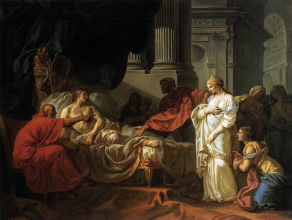 Antiochus e Stratonice – Jacques-Louis David Jacques-Louis David Master Apollon