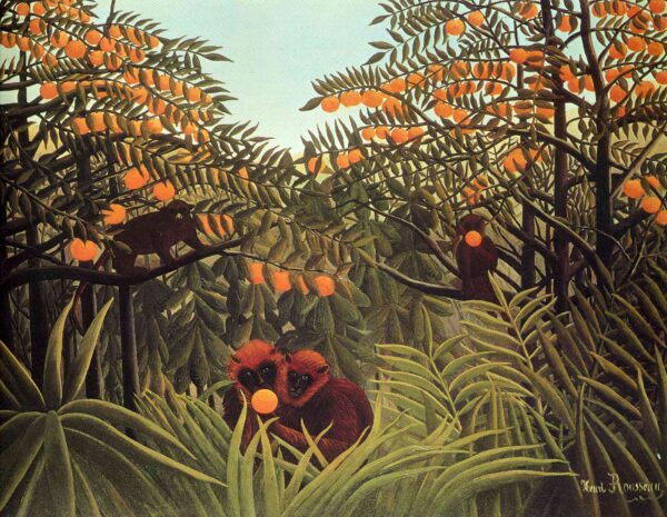 Macacos na Laranjeira – Henri Rousseau Henri Rousseau Master Apollon