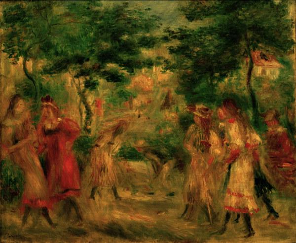 As crianças no jardim de Montmartre – Pierre-Auguste Renoir Pierre-Auguste Renoir Master Apollon