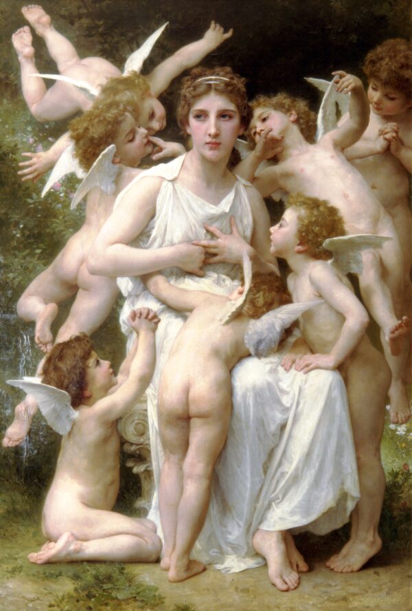 Agressão – William Bouguereau William Bouguereau Master Apollon