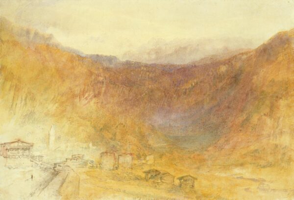 O col do Brünig desde Meiringen – William Turner William Turner Master Apollon