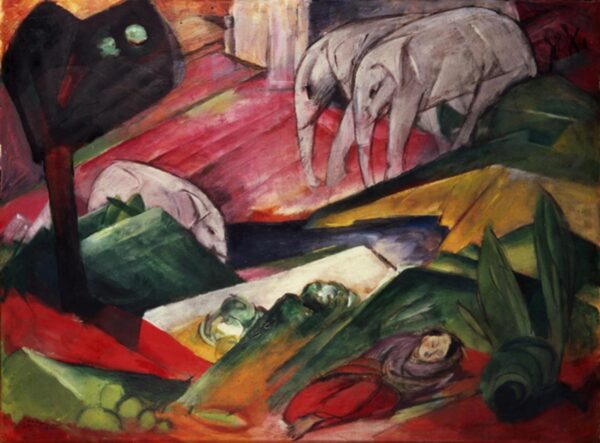 Rêve – Franz Marc em português brasileiro é “Sonho – Franz Marc Franz Marc Master Apollon