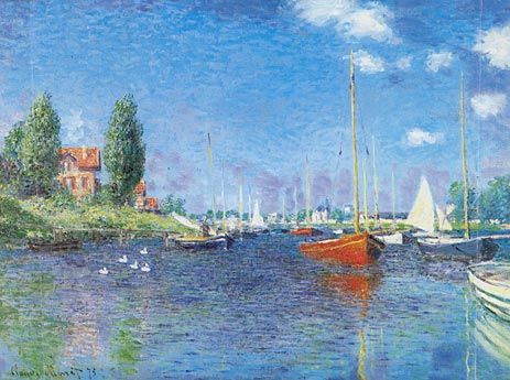 Bote vermelho, Argenteuil – Claude Monet Claude Monet Master Apollon