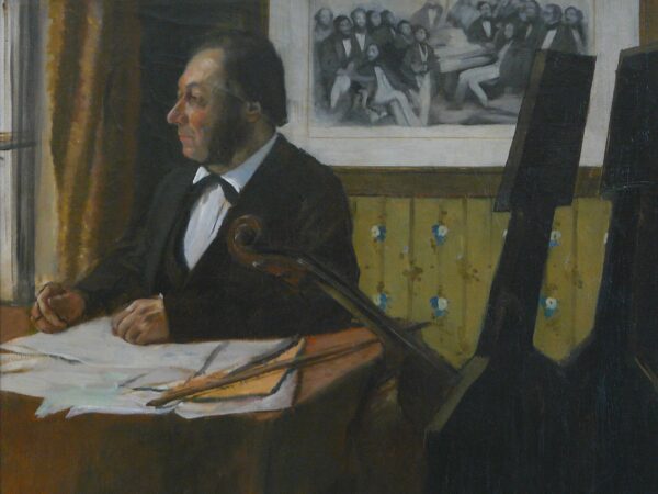 Louis-Marie Pilet, violoncelista da orquestra da Ópera de Paris – Edgar Degas Edgar Degas Master Apollon