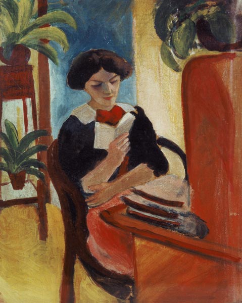 Leitura de Elizabeth – August Macke August Macke Master Apollon