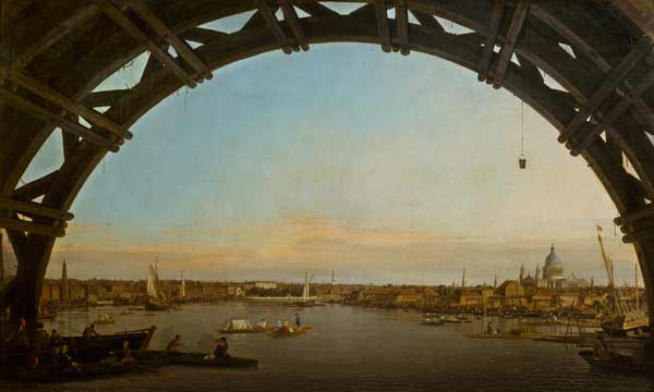 Londres vista através de um arco da ponte de Westminster – Giovanni Antonio Canal Giovanni Antonio Canal Master Apollon