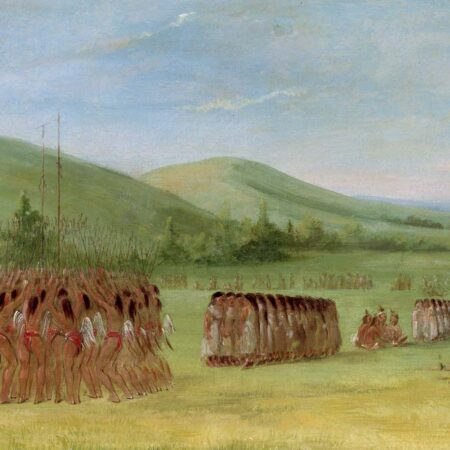 Dança do Jogo de Bola – George Catlin George Catlin Master Apollon