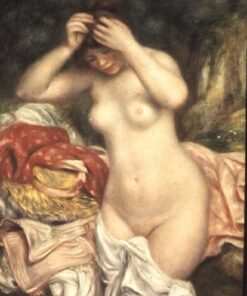 Banho de sol arrumando seus cabelos – Pierre-Auguste Renoir Pierre-Auguste Renoir Master Apollon