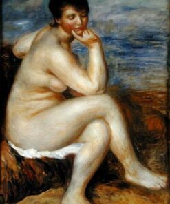 Banho sentado em uma rocha – Pierre-Auguste Renoir Pierre-Auguste Renoir Master Apollon