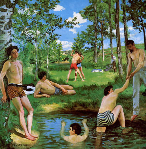 Banhistas (cena de verão) – Frédéric Bazille Frédéric Bazille Master Apollon