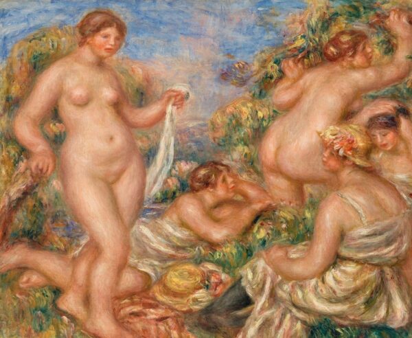 Composição, cinco banhistas – Pierre-Auguste Renoir Pierre-Auguste Renoir Master Apollon