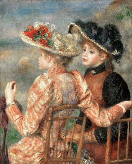 Duas jovens meninas sentadas – Pierre-Auguste Renoir Pierre-Auguste Renoir Master Apollon 2