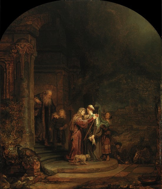 A visita – Rembrandt van Rijn Rembrandt van Rijn Master Apollon