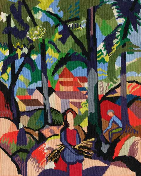 Menina recolhendo galhos – August Macke August Macke Master Apollon